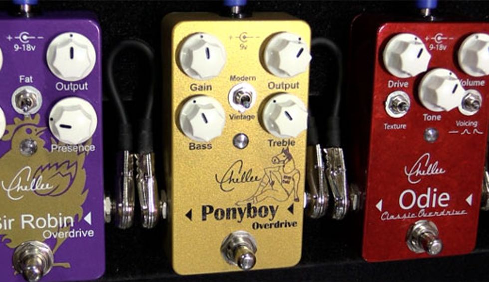 SNAMM '18 - Chellee Guitars Ponyboy V3 Overdrive Demo