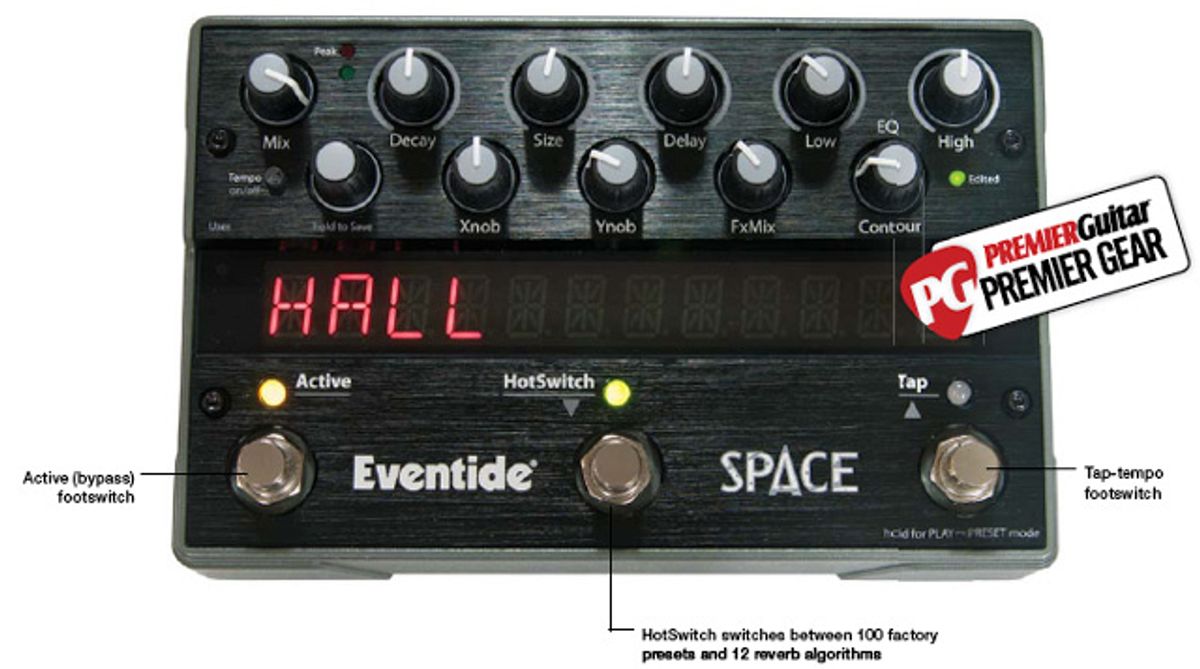 Eventide Space Reverb Pedal Review
