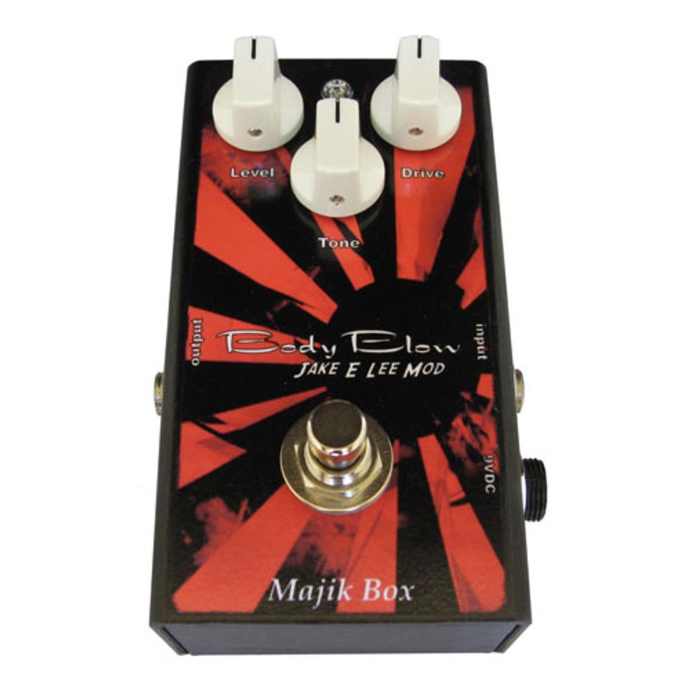 Majik Box Announces the Body Blow Jake E. Lee Mod Overdrive