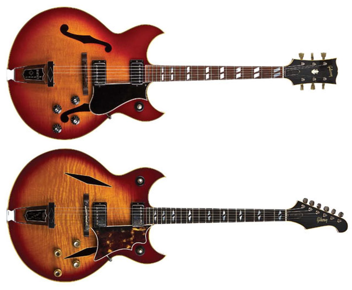 1967 Gibson Trini Lopez Deluxe and 1968 Gibson Barney Kessel Regular