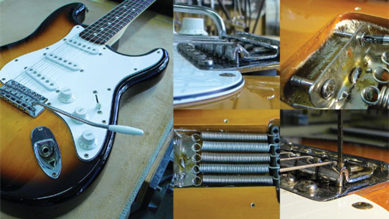 Guitar Shop 101: “Decking” a Stratocaster Trem
