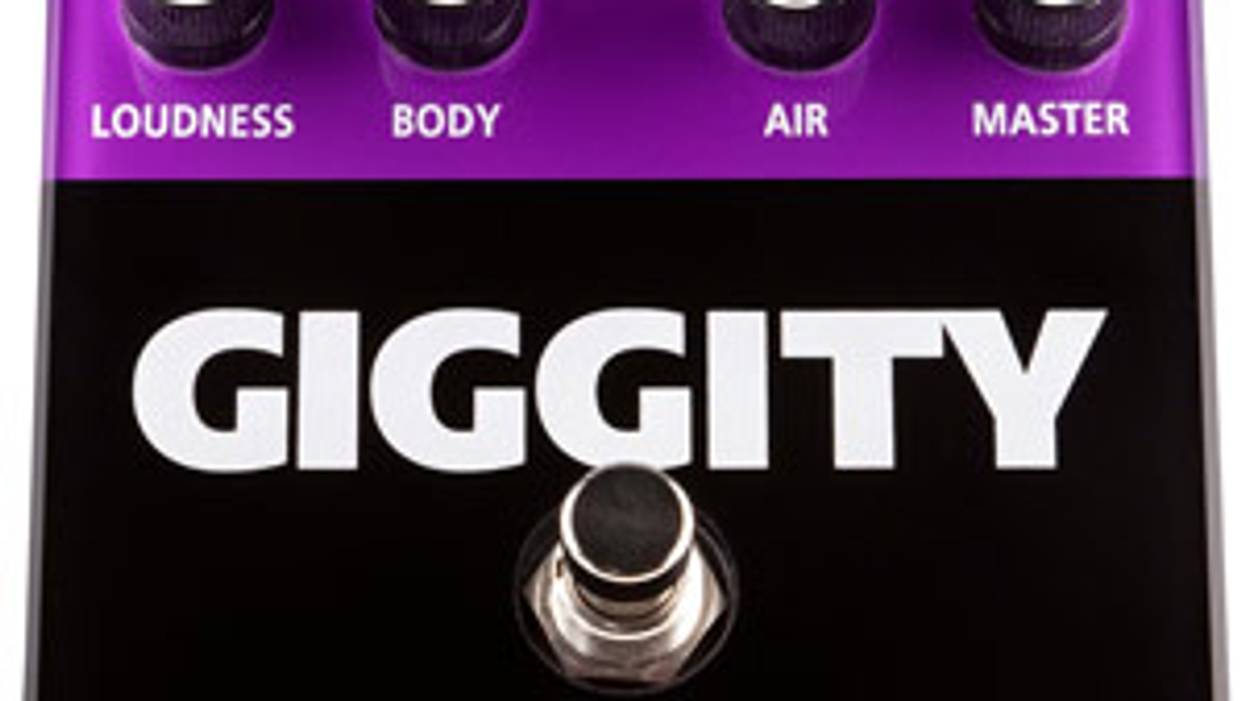Voodoo Lab Now Shipping Giggity Guitar Mastering Pedal