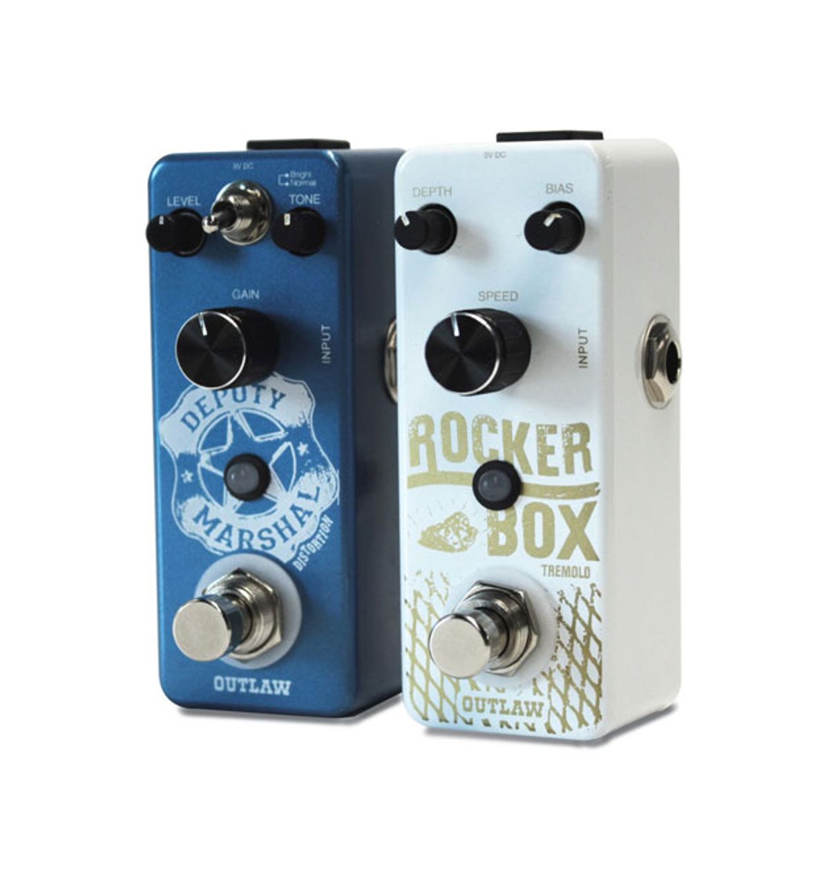 Outlaw Effects Unveils the Rocker Box Tremolo and Deputy Marshal Plexi Distortion