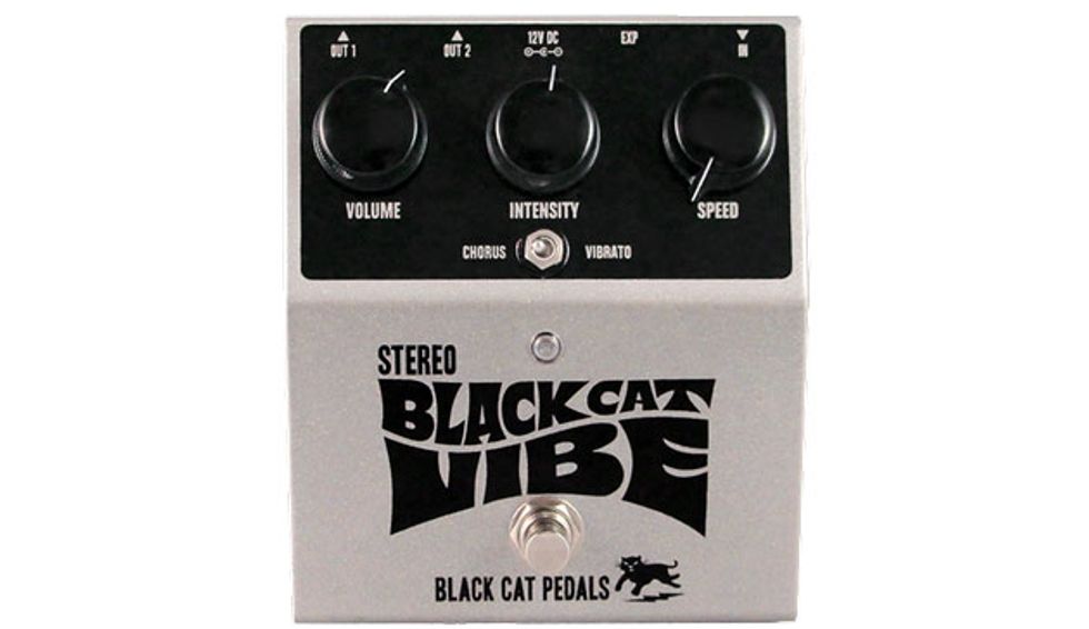 Black Cat Pedals Releases the Stereo Black Cat Vibe