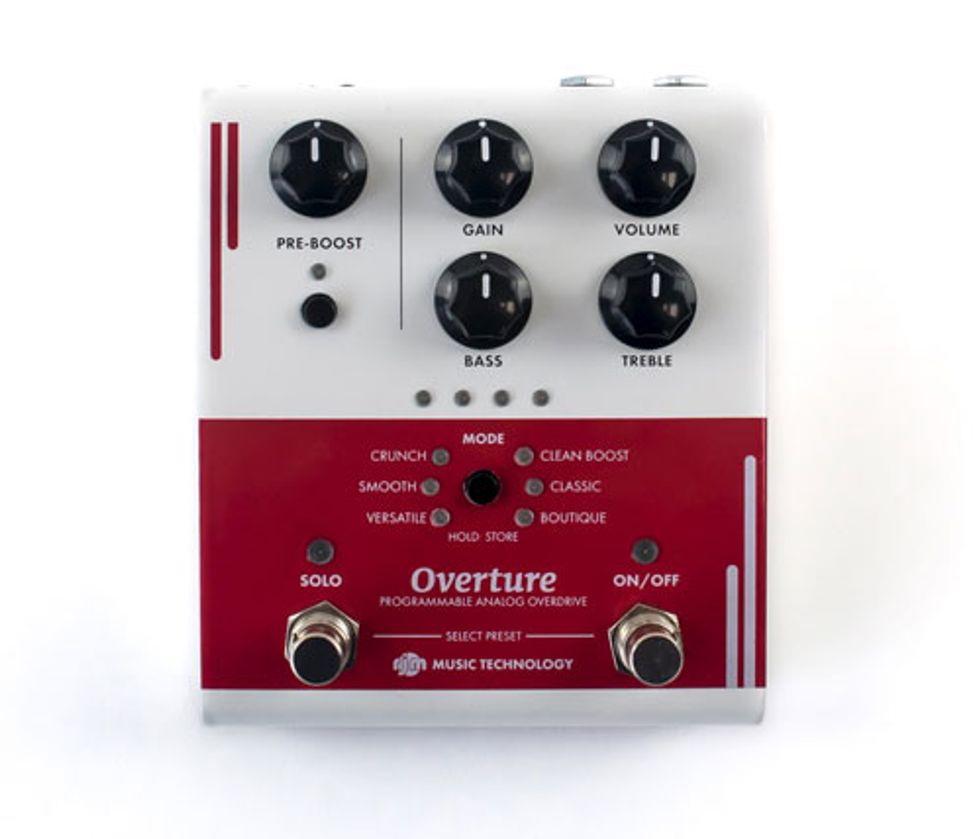 RJM Music Releases the Overture Programmable Overdrive