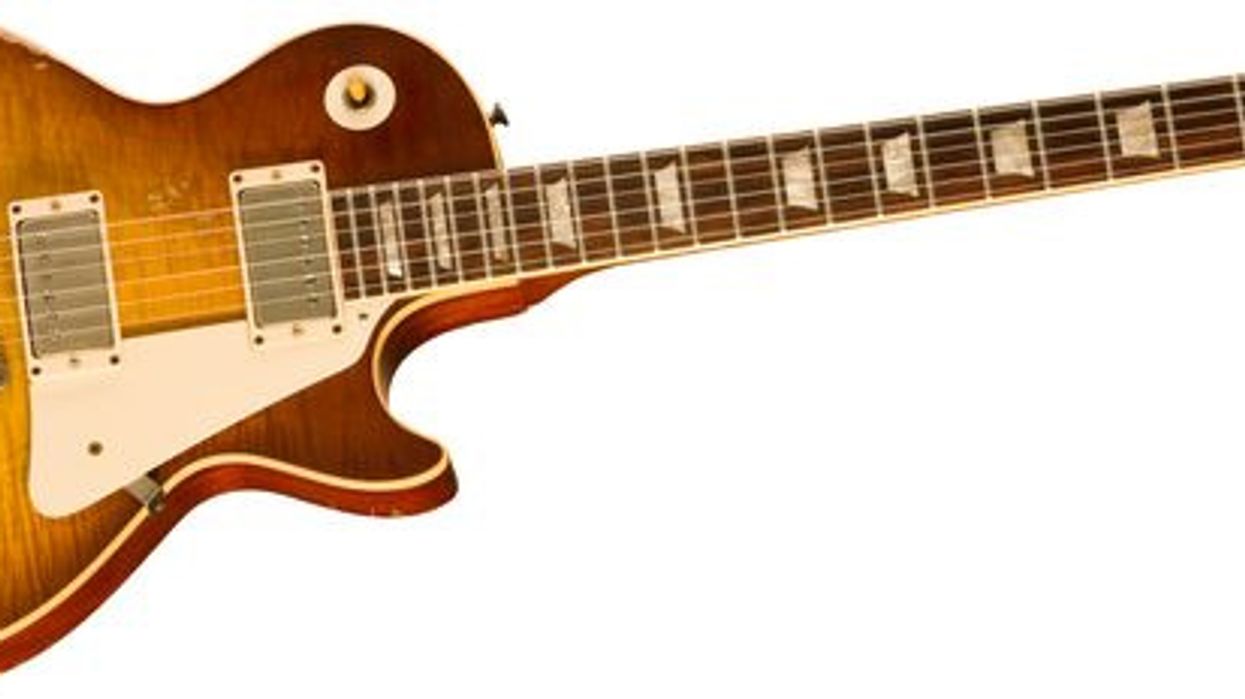 Musician's Friend Announces Gibson Custom Shop Billy Gibbons "Pearly Gates" '59 Les Paul