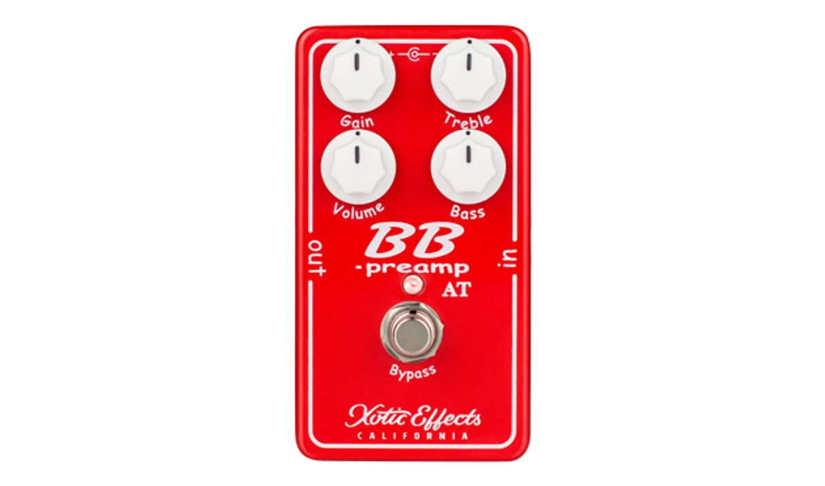 Xotic Releases the Andy Timmons BB Preamp