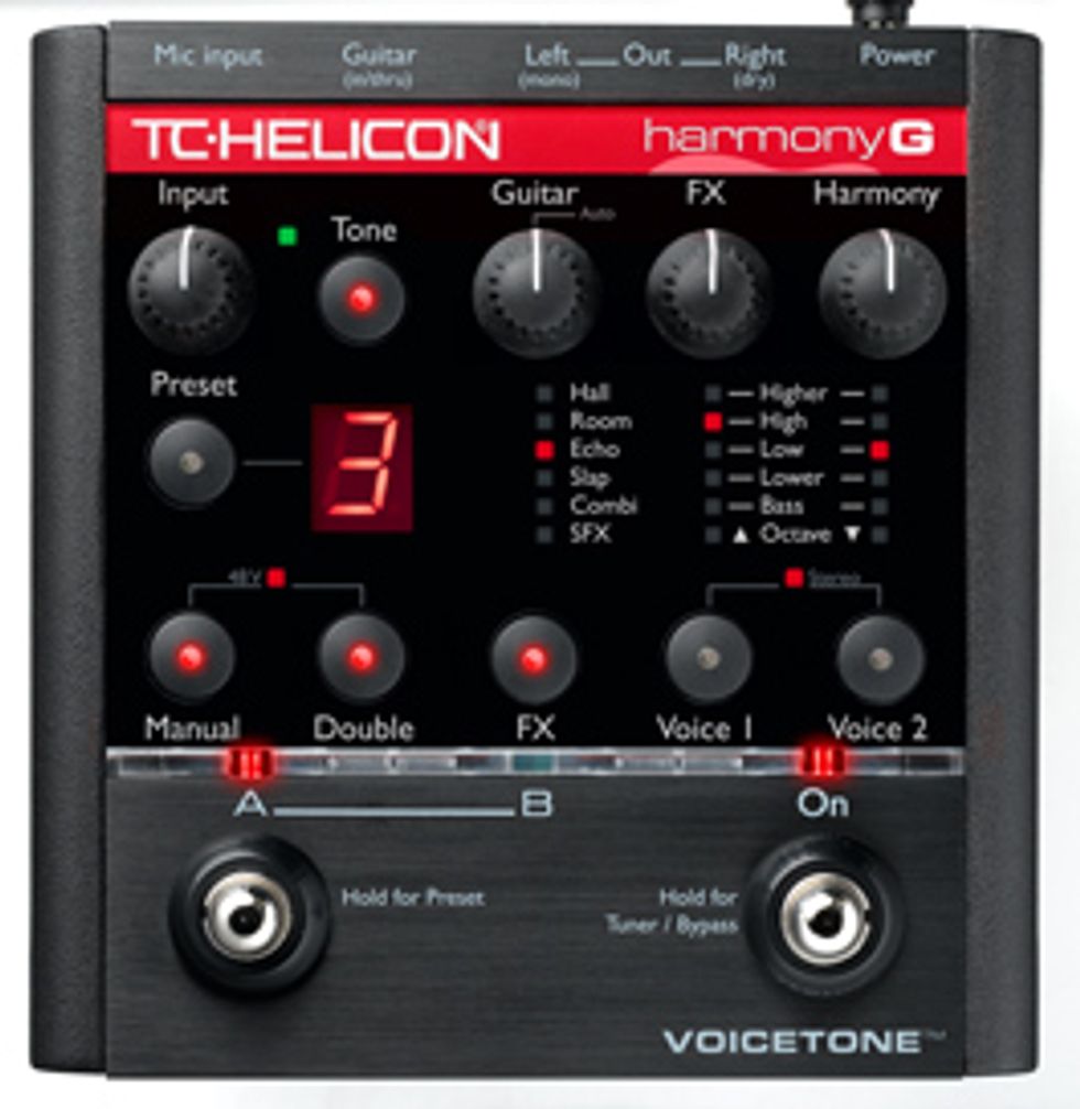 For Singing Guitarists: TC Helicon's Harmony G