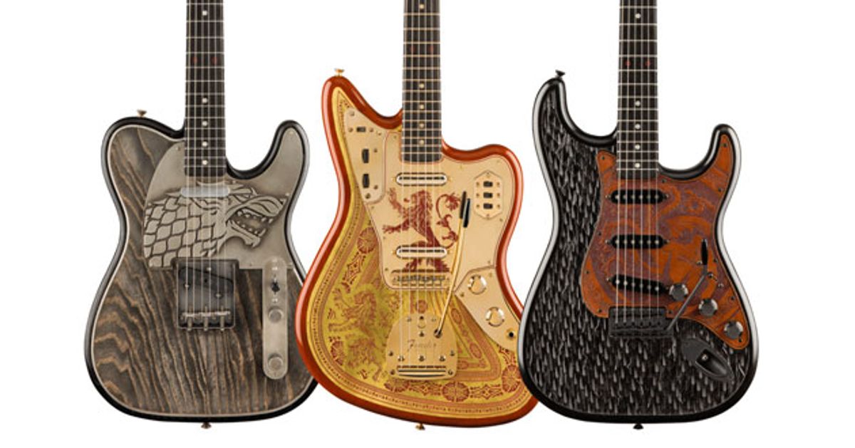 Fender Unveils the 'Game of Thrones' Sigil Collection