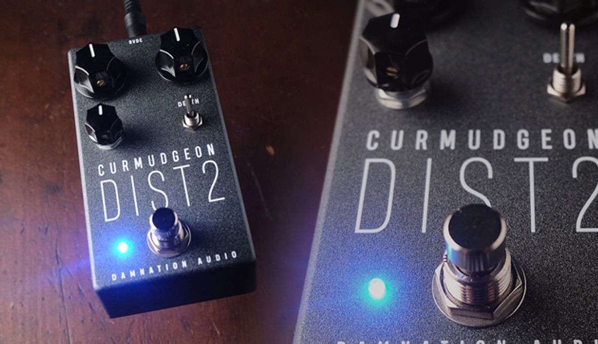 Damnation Audio Releases Curmudgeon 2 Bass Amp Distortion Pedal