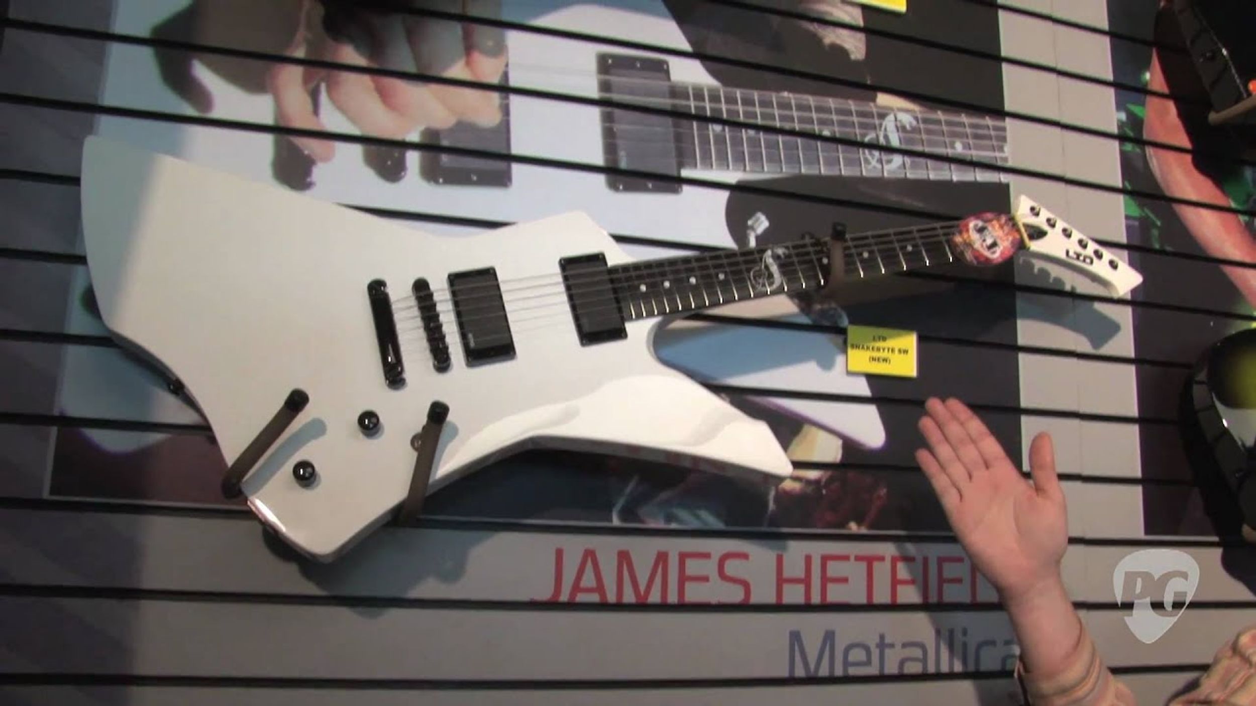 NAMM - ESP James Hetfield Snakebyte,Slayer Models