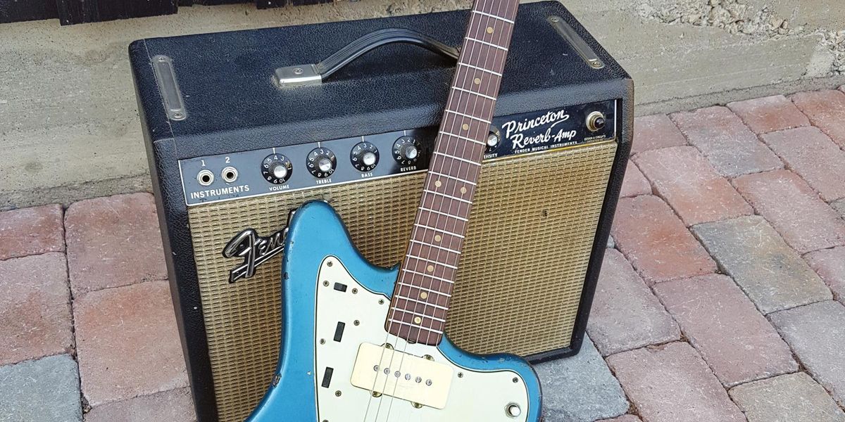 Princeton Reverb Blue What's So Special About the Fender Princeton Reverb? - Premier Guitar