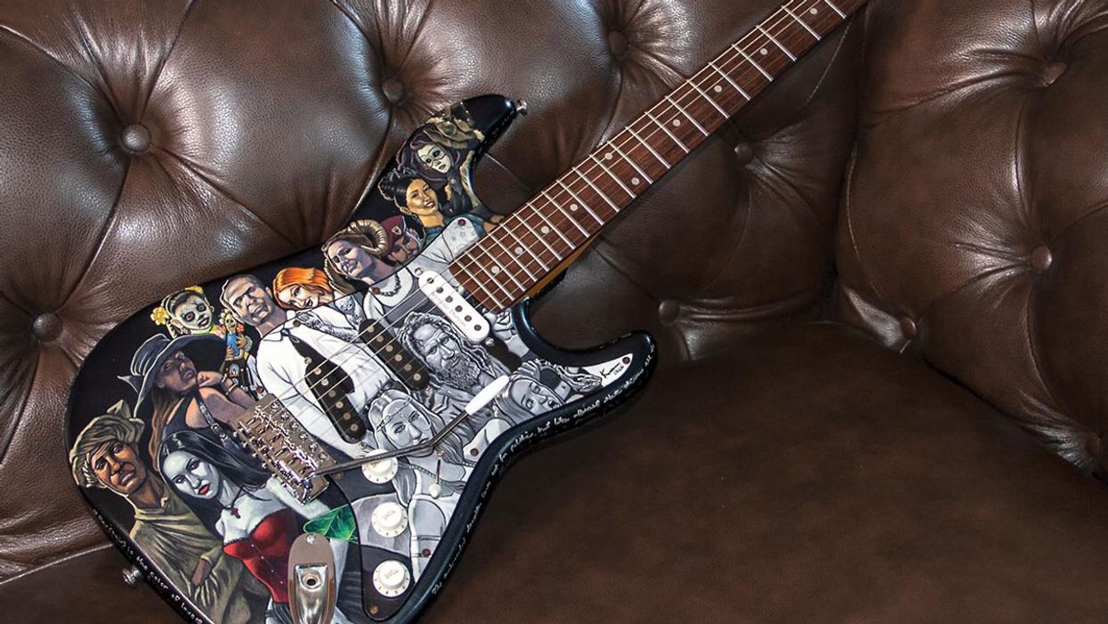 Reader Guitar of the Month: Portraits on a Plywood Epiphone