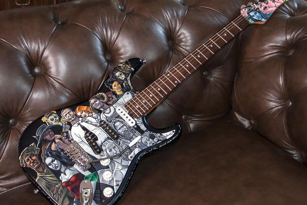 Reader Guitar of the Month: Portraits on a Plywood Epiphone