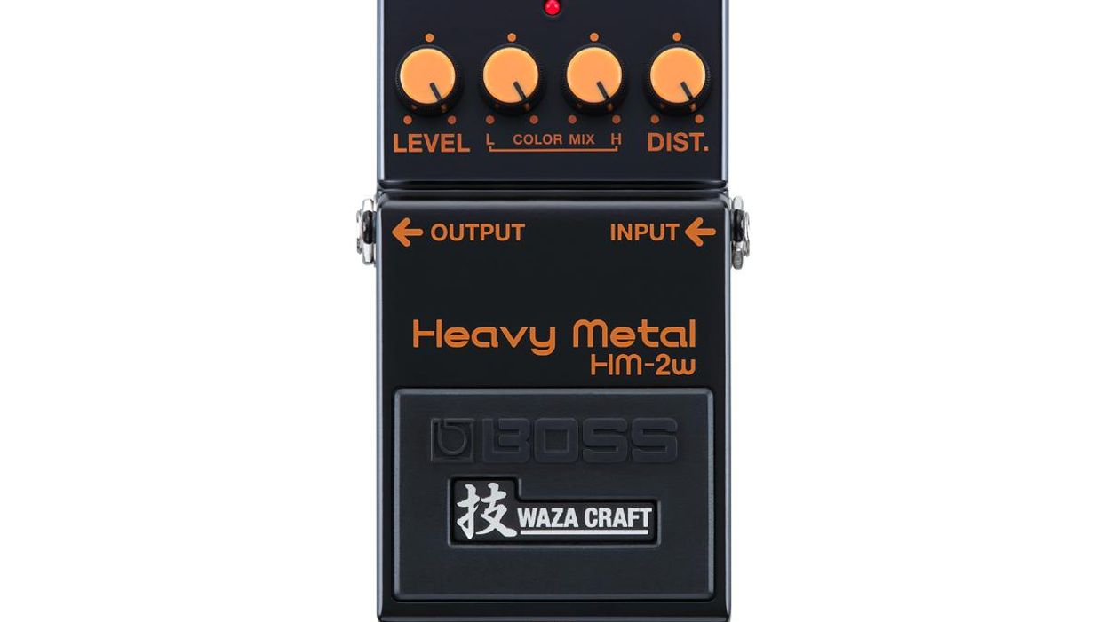 BOSS Announces the HM-2W Heavy Metal Pedal