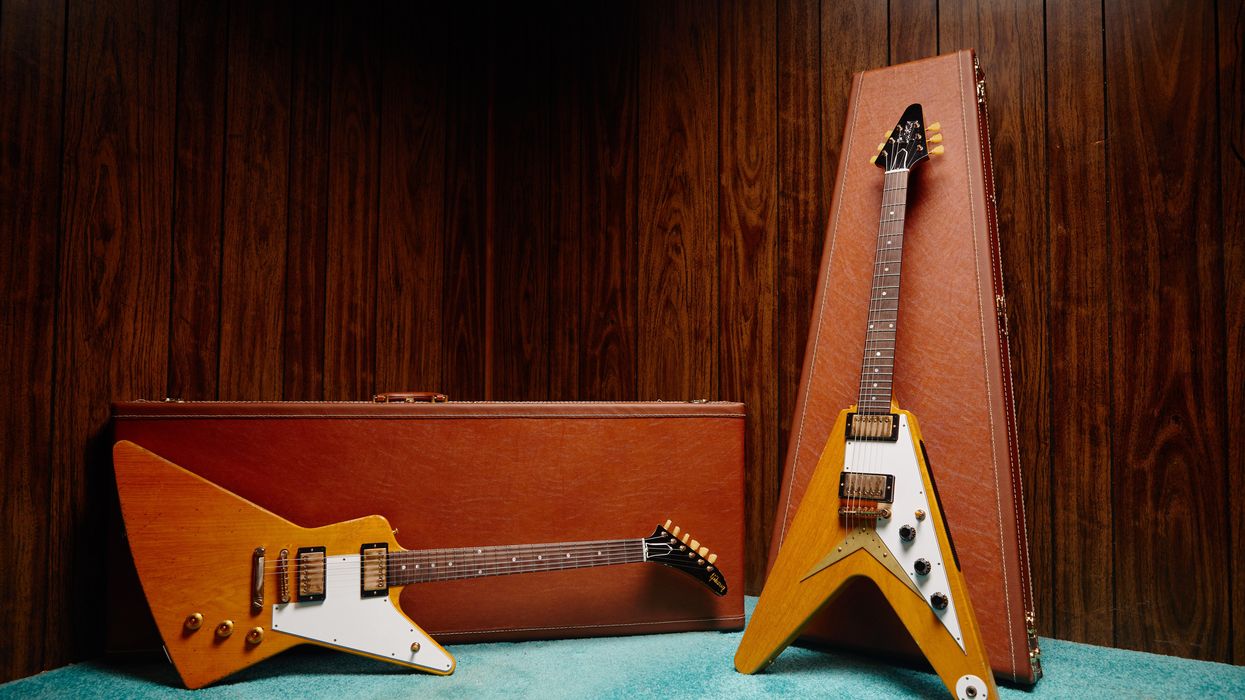 Gibson Releases Collector's Edition 1958 Flying V and Explorer