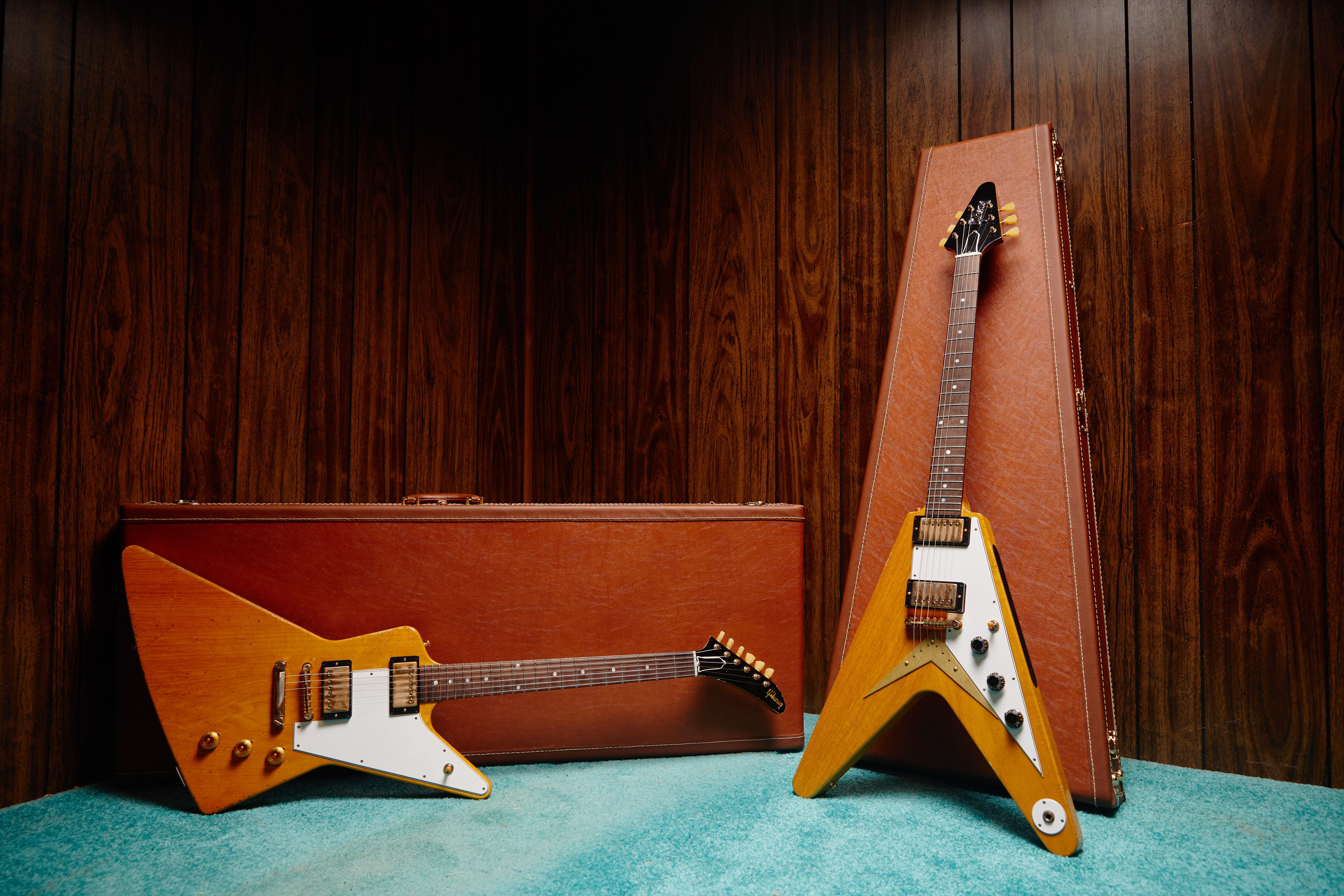 Gibson Releases Collector's Edition 1958 Flying V and Explorer