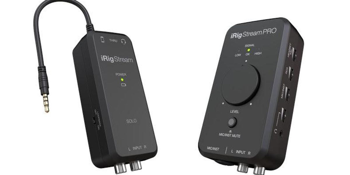 IK Multimedia Releases the iRig Stream Solo and iRig Stream Pro - Premier  Guitar