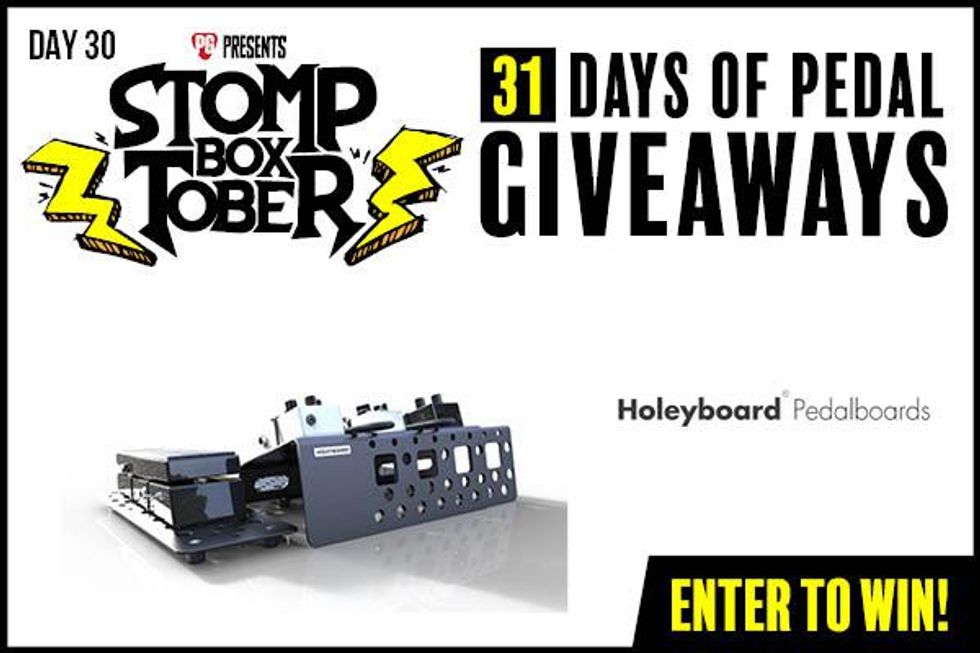 Stompboxtober Day 30: Holeyboard Complete 123 Pedalboard