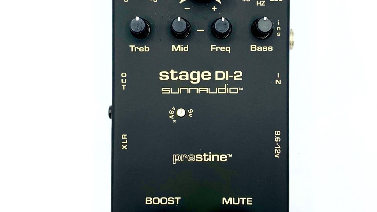 Sunnaudio Releases the Stage DI-2 Prestine