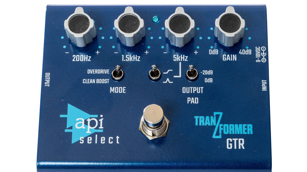 API Announces API Select TranZformer Pedals