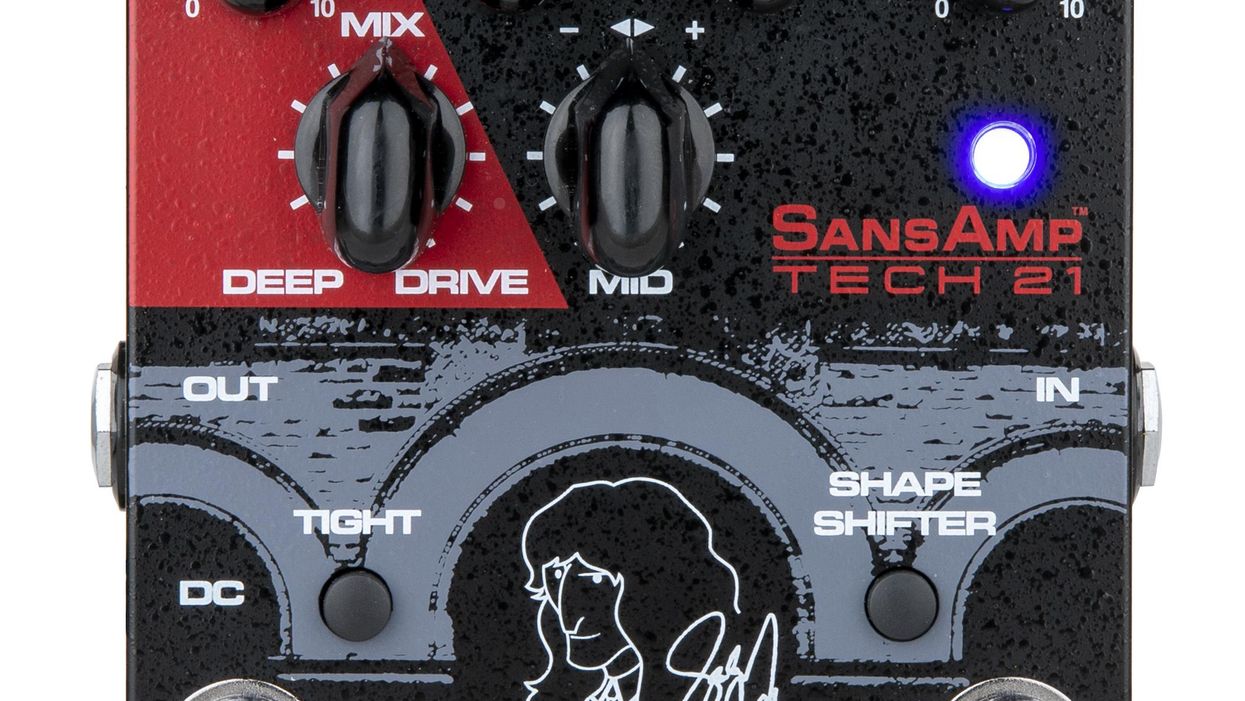 Tech 21 Introduces the Geddy Lee MP40 SansAmp