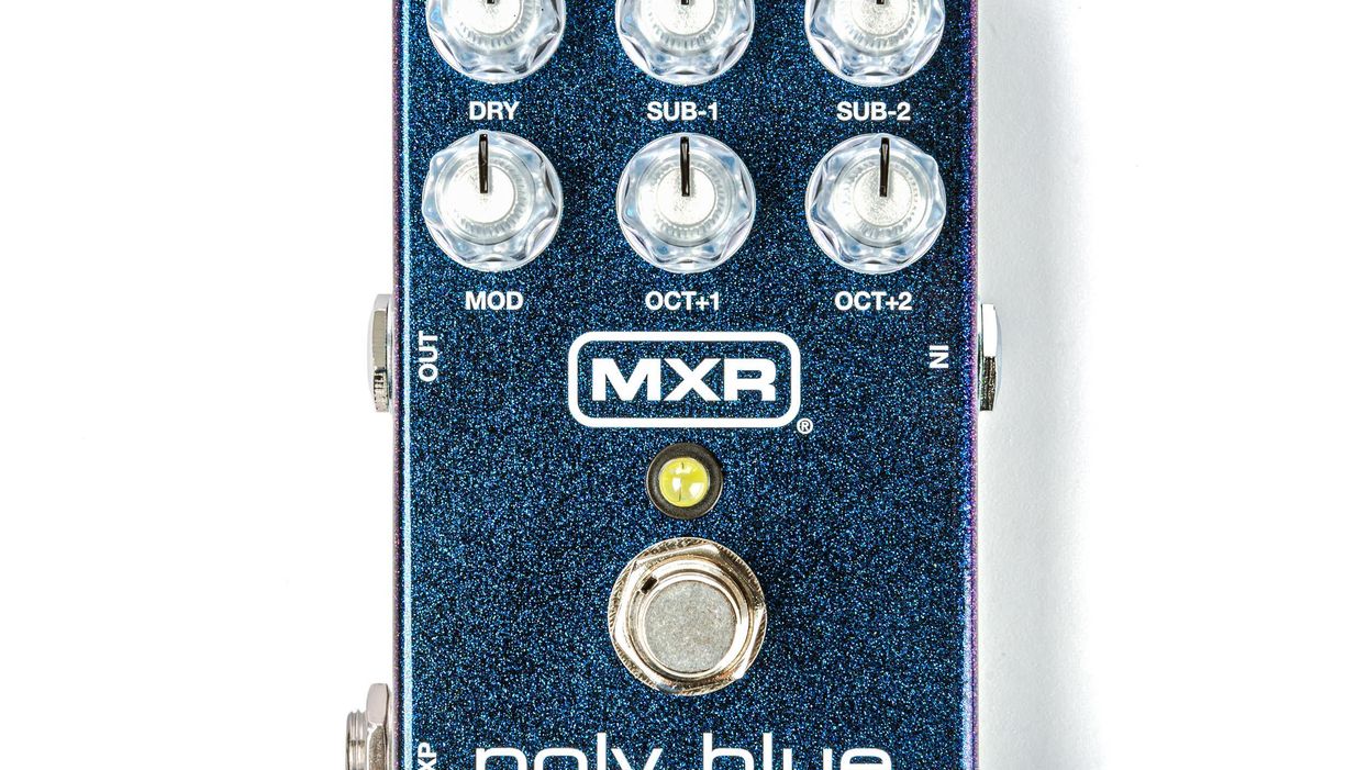 MXR Introduces the Poly Blue Octave Pedal