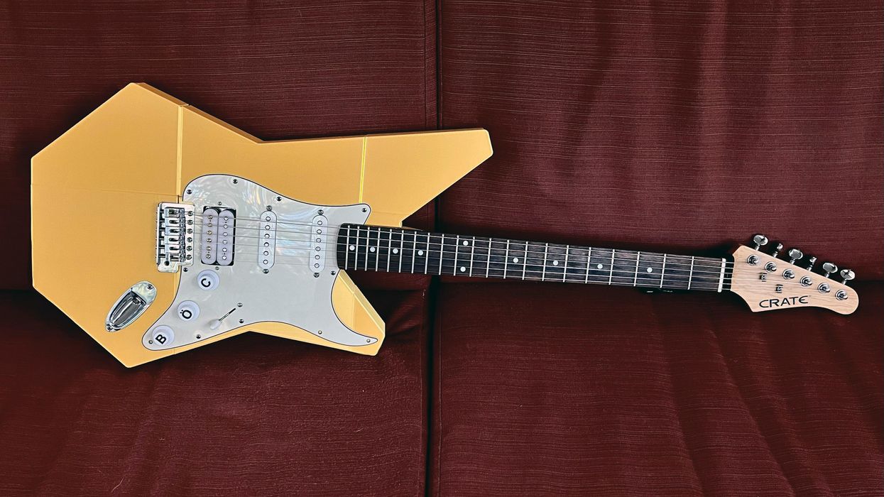 Reader Guitar of the Month: 3D-Printed Yellowcaster