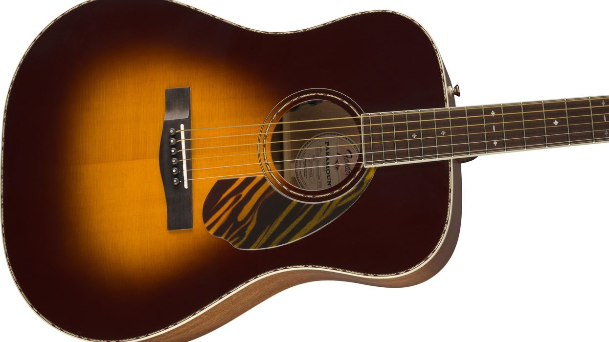 Fender Refreshes Paramount Series Acoustic Guitars