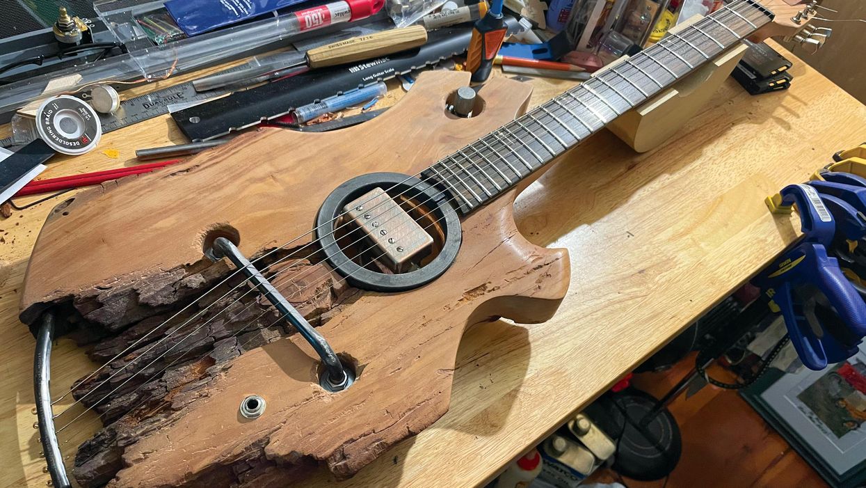 Reader Guitar of the Month: Keith Richards Swamp Monster