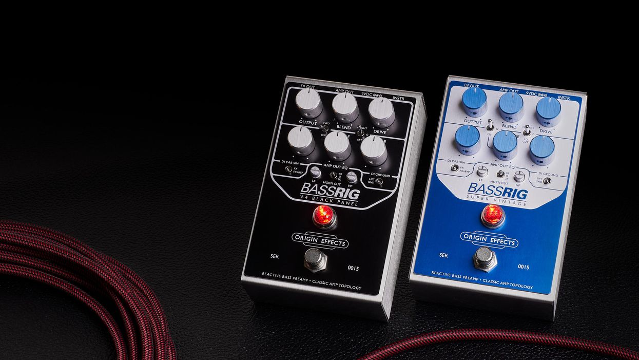Origin Effects Releases the BassRIG Super Vintage, ’64 Black Panel, and Cali76 Compact Bass