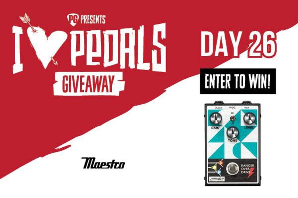 I LOVE Pedals Day #26: Maestro Pedals Overdrive