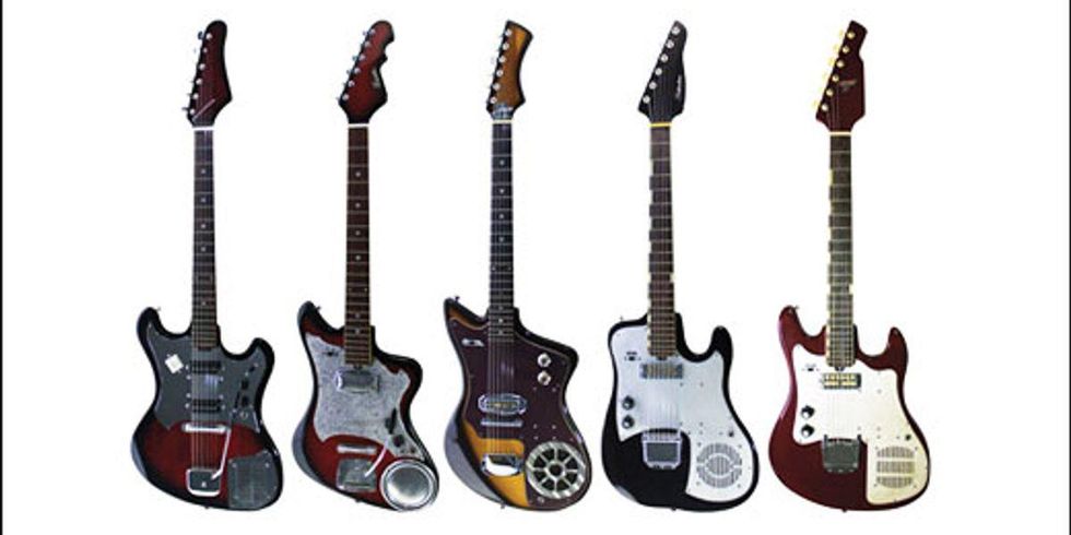 Transistor-Saurus Rex: Vintage Guitars with Onboard Amps