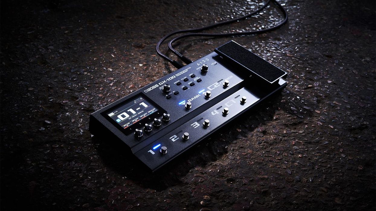 BOSS Announces the GX-100 Guitar Effects Processor