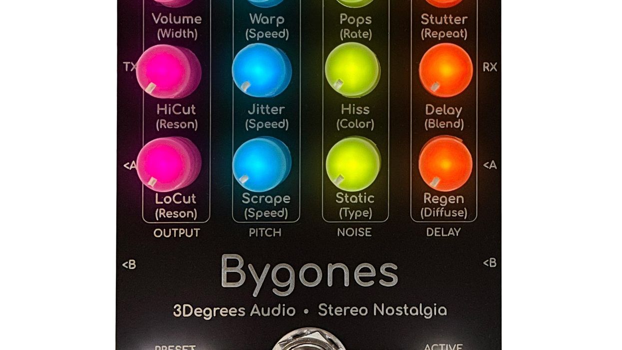 3Degrees Audio Announces the Bygones Nostalgic Multi-Effect