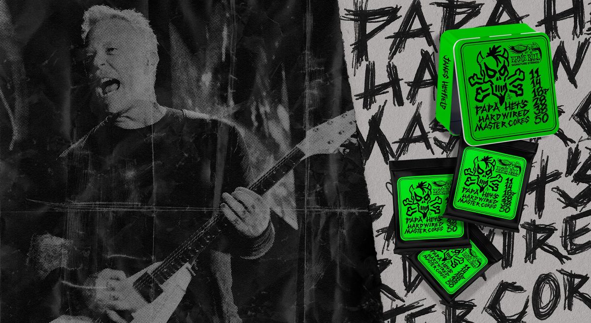 Ernie Ball & James Hetfield Launch Papa Het's Hardwired Master Core Signature Strings