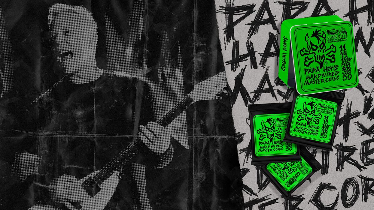 Ernie Ball & James Hetfield Launch Papa Het's Hardwired Master Core Signature Strings
