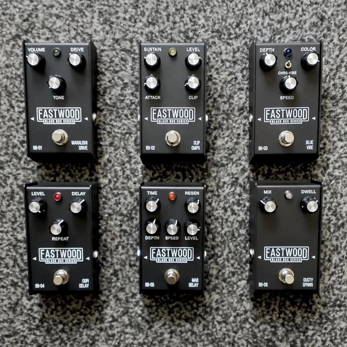Eastwood Introduces the Black Box Pedal Series