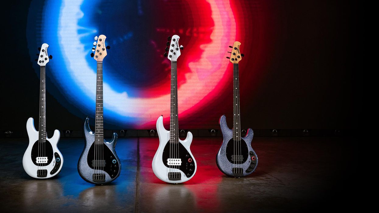 Ernie Ball Music Man Launches the DarkRay 5-String Bass & the Jason Richardson Artist Series Cutlass