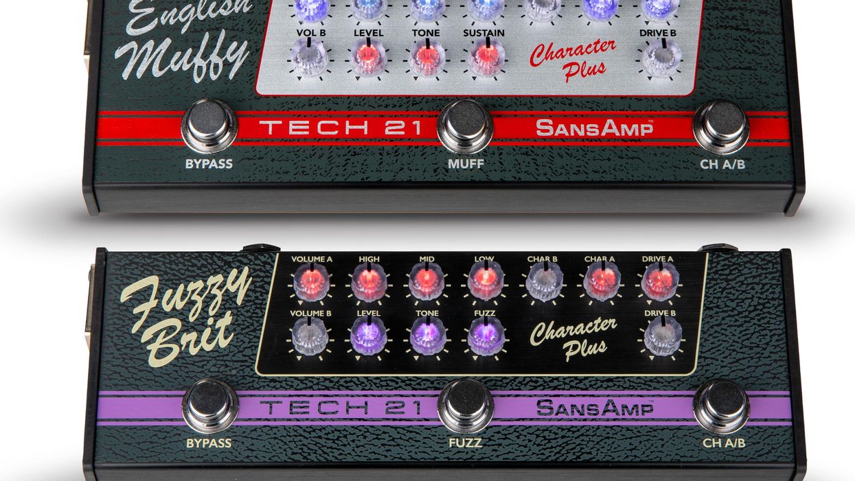 Tech 21 Introduces the SansAmp Character Plus Series