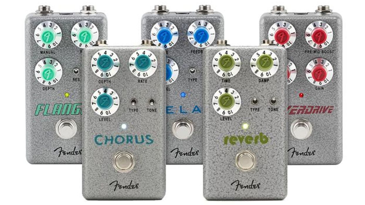 Fender Hammertone Reverb, Overdrive, Flanger, Chorus, and Delay Reviews