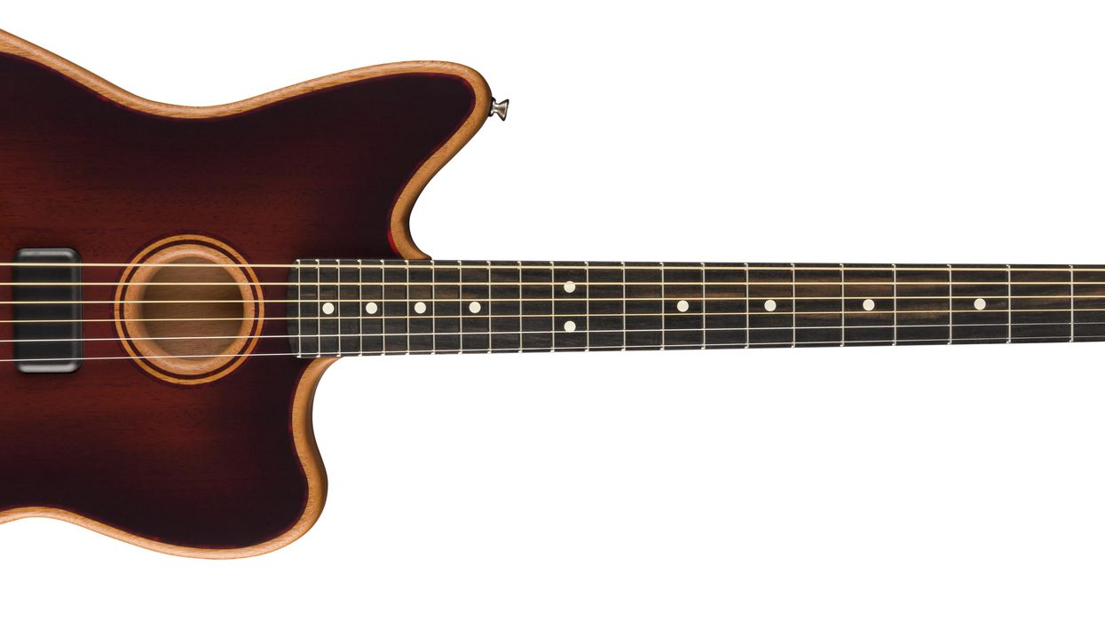 Fender Launches the All-Mahogany American Acoustasonic