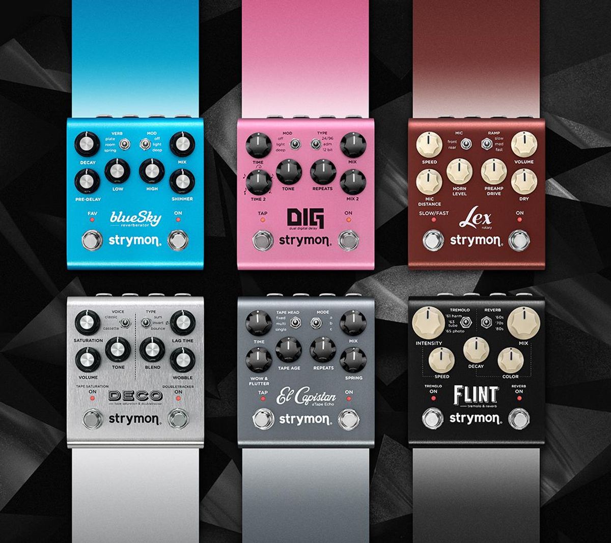 Strymon Announces Updated Line of Six Popular Pedals