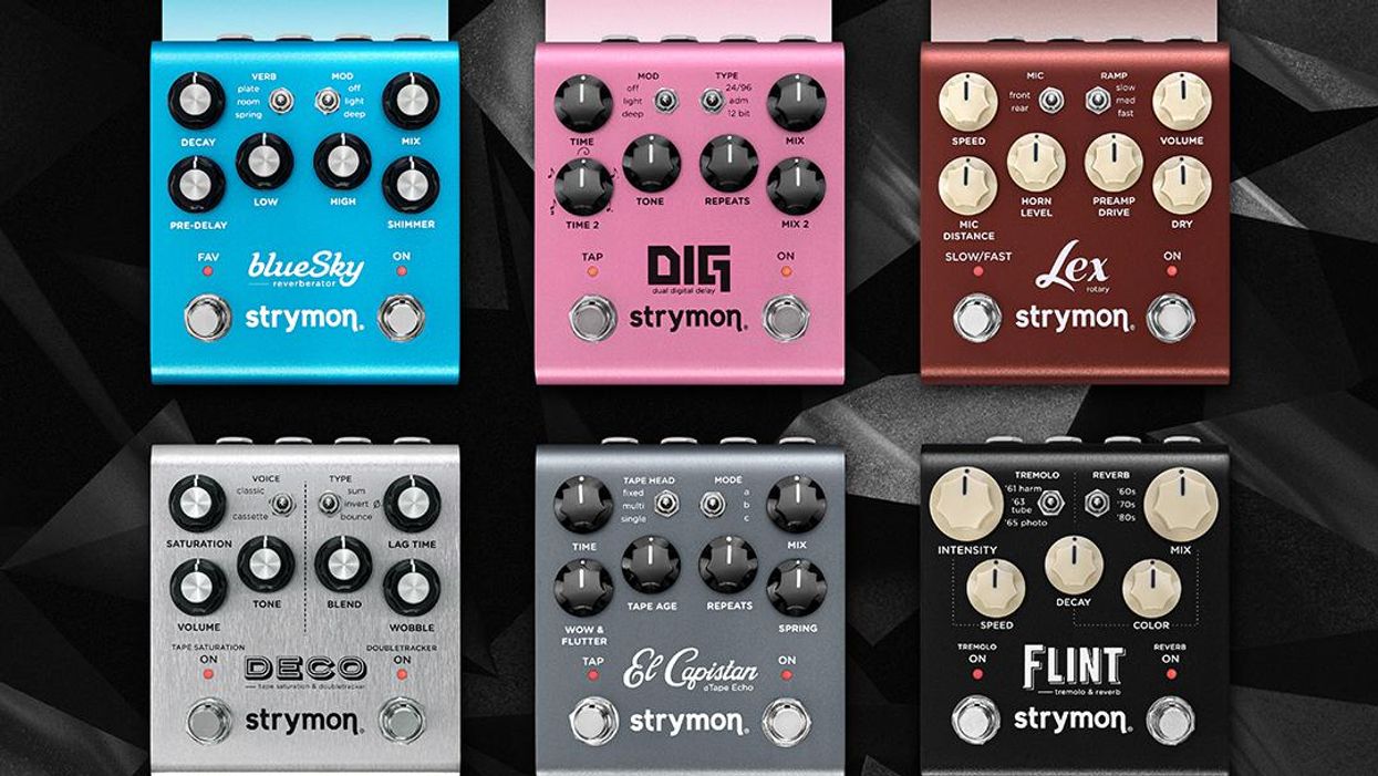 Strymon Announces Updated Line of Six Popular Pedals