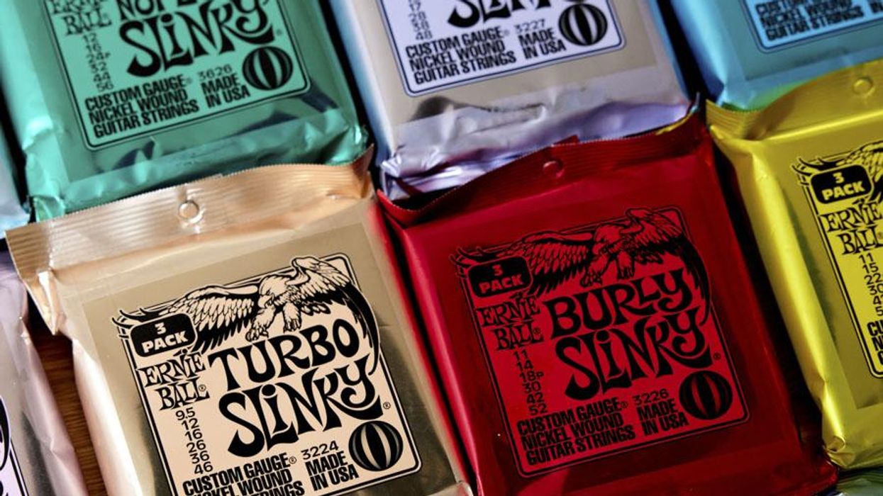 Ernie Ball Introduces 3-Packs of Popular String Sets