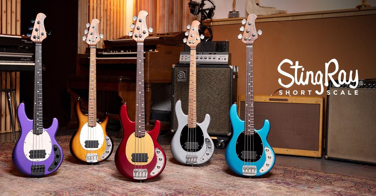 Ernie Ball Music Man Launches Limited-Edition Short-Scale StingRay Basses