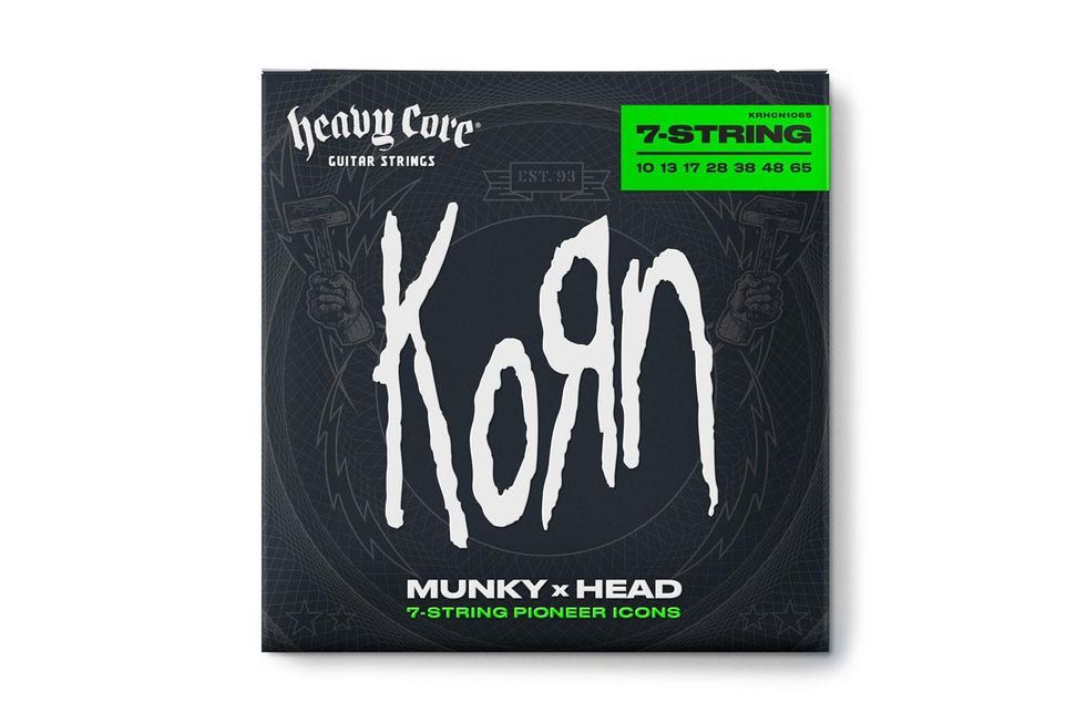 Dunlop Launches Heavy Core String Set with 7-String Korn's Head & Munky