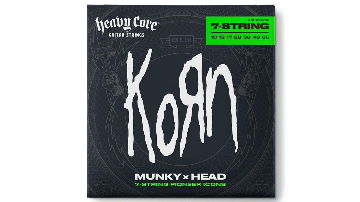 Dunlop Launches Heavy Core String Set with 7-String Korn's Head & Munky