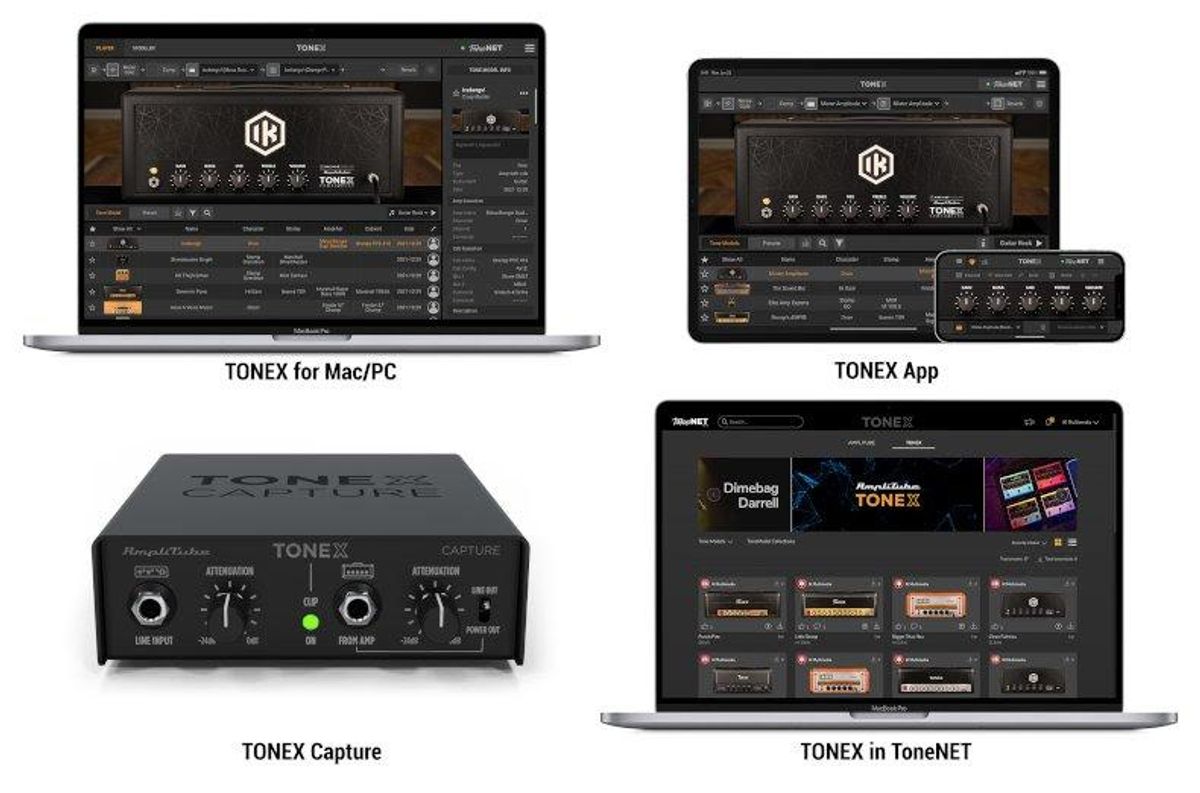 IK Multimedia Announces the  AmpliTube TONEX Series