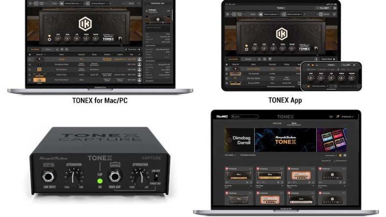 IK Multimedia Announces the AmpliTube TONEX Series